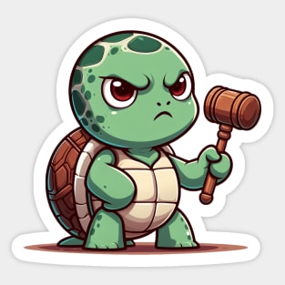 Judgy Turtle Sticker